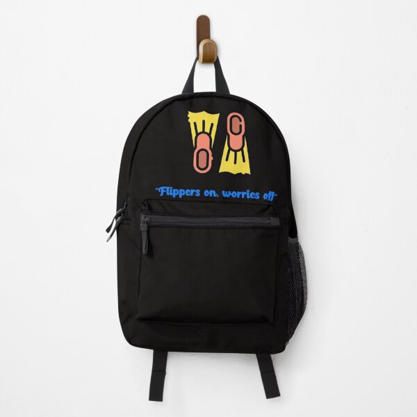 Item preview, "Flippers on, worries off" designed and sold by Boardwalkmerch.