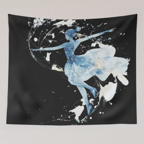 Item preview, Watercolor Figure Skating Art - Ice Skater designed and sold by Desireehaz.