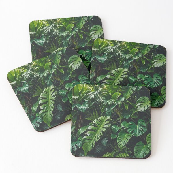 Item preview, Monstera - Aesthetic Tropical Plants Foliage - Greenery - Fresh Dense Plants - Vegetation After Rain designed and sold by MyArt23.