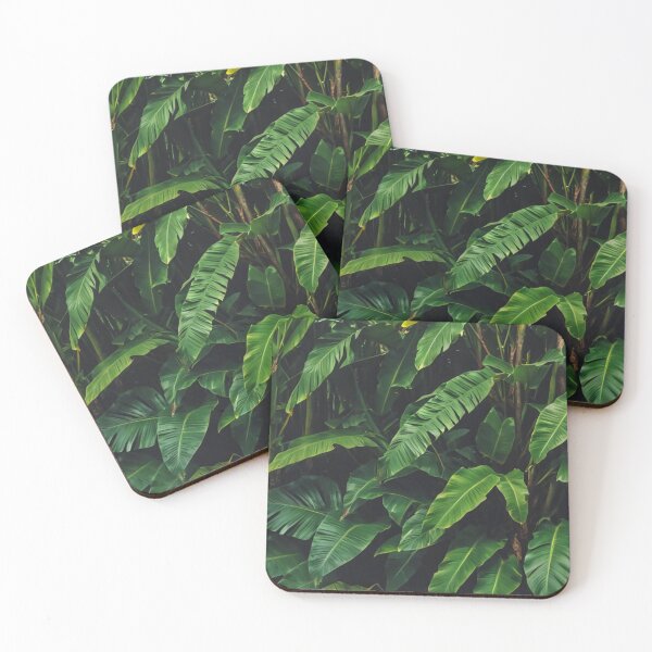 Item preview, Banana Leaves - Aesthetic Tropical Plants Foliage - Greenery - Fresh Dense Plants - Vegetation After Rain designed and sold by MyArt23.