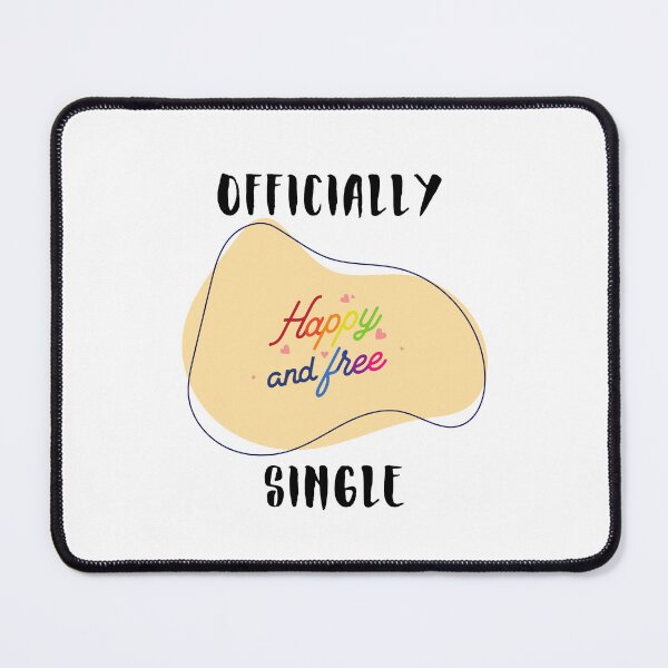 Item preview, Officially Single - Happy & Free Abstract Design designed and sold by Kubala.