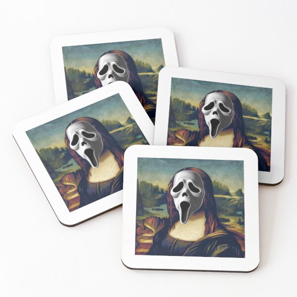Item preview, Mona Lisa, Scream, Leonardo da Vinci, funnyfits70, Humor, Funny, retro, vintage, funny quotes, animal humor, designed and sold by FunnyFits70.