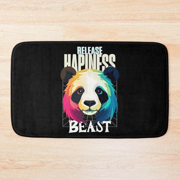 Item preview, Release The Happiness Beast – Colorful Panda designed and sold by Taans-Creation.