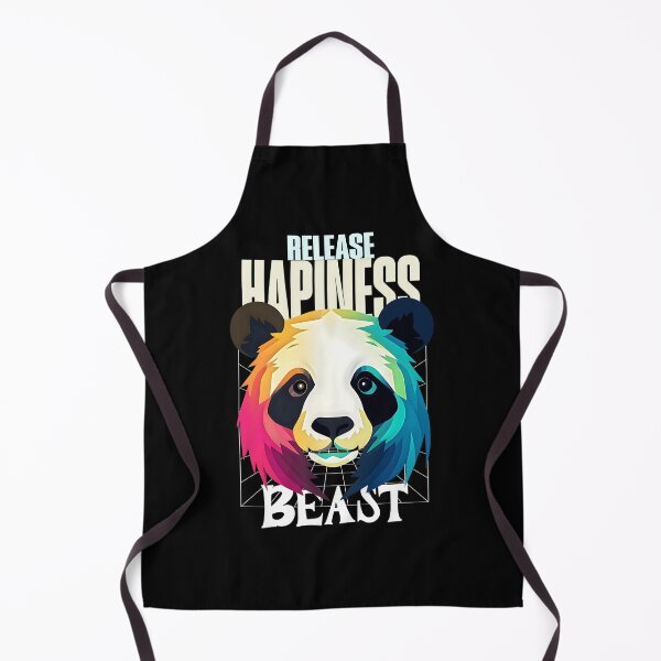 Item preview, Release The Happiness Beast – Colorful Panda designed and sold by Taans-Creation.