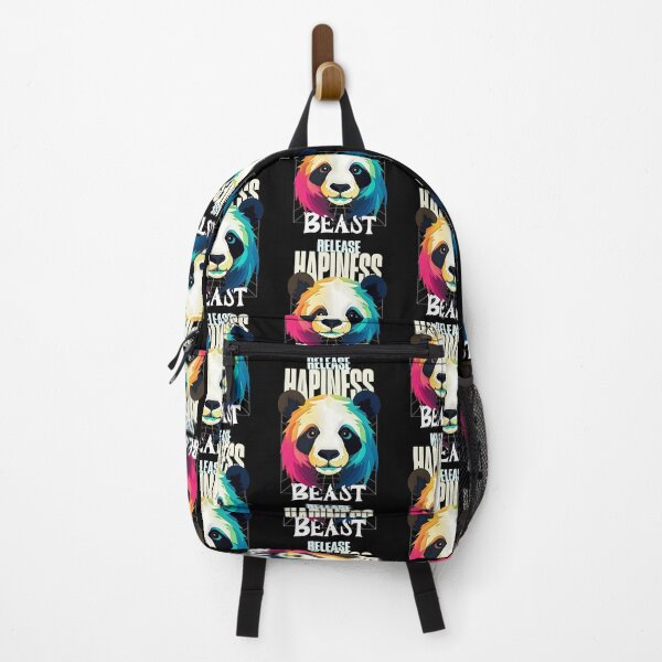 Item preview, Release The Happiness Beast – Colorful Panda designed and sold by Taans-Creation.