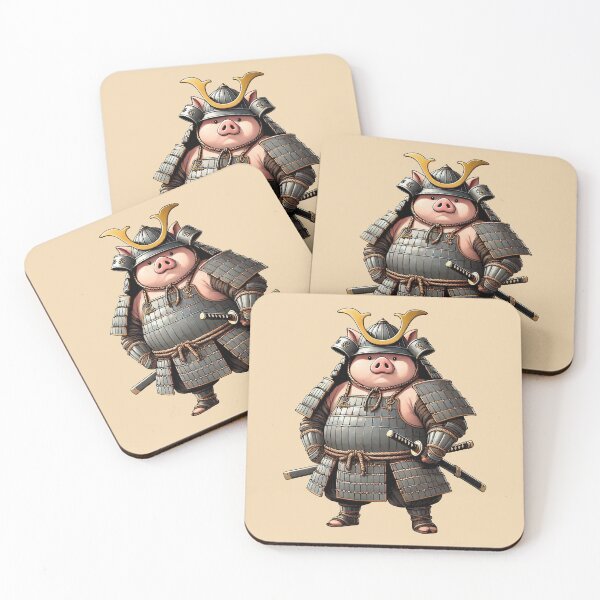 Item preview, Pig Samurai designed and sold by Takeda-art.