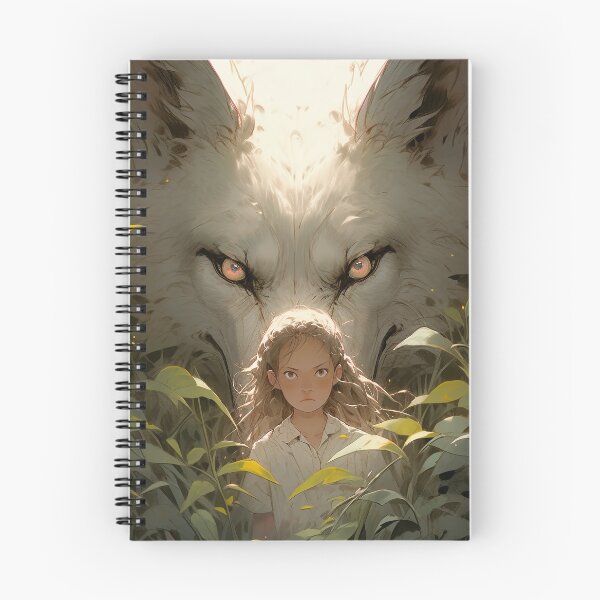 Item preview, Nature Wolf Guardian Anime Girl designed and sold by bubblegoth.