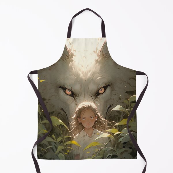 Item preview, Nature Wolf Guardian Anime Girl designed and sold by bubblegoth.
