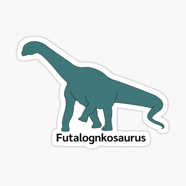 Item preview, Futalognkosaurus dinosaur sticker prehistoric Sticker designed and sold by Eva-vdz.