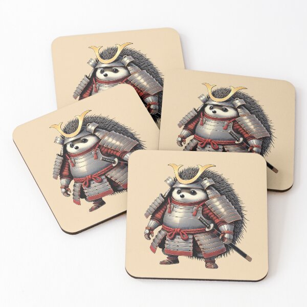 Item preview, Hedgehog Samurai designed and sold by Takeda-art.