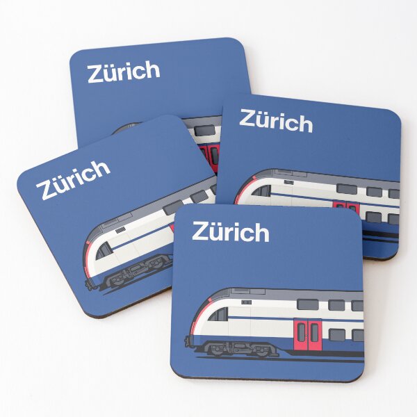 Item preview, Zurich RABe 514 Blue World Train Side Switzerland designed and sold by VoodooCircus.