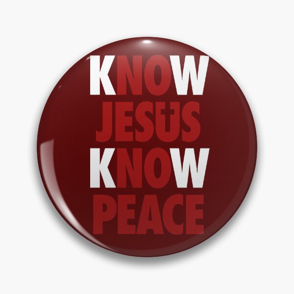 Item preview, No Jesus No Peace Know Jesus Know Peace John 14 27 designed and sold by teenugs.