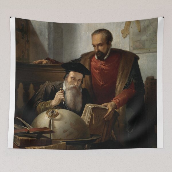 Item preview, Mercator and Ortelius by Joseph Bellemans designed and sold by InnerCitadel.