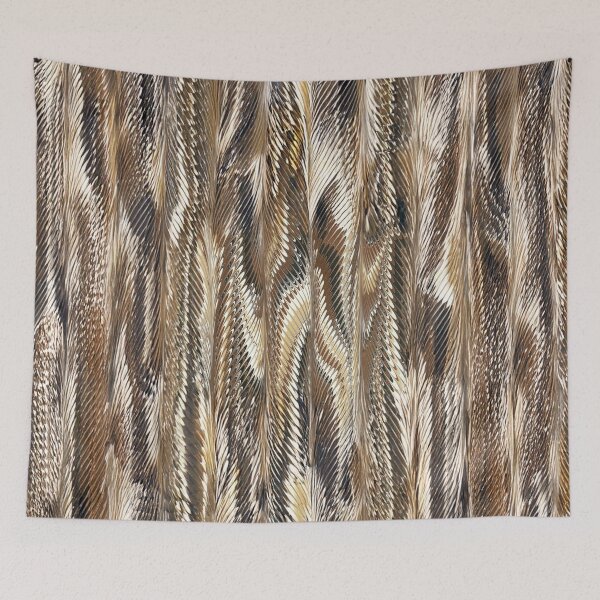 Item preview, Brown black white feathered marble pattern designed and sold by 2ndBloom.