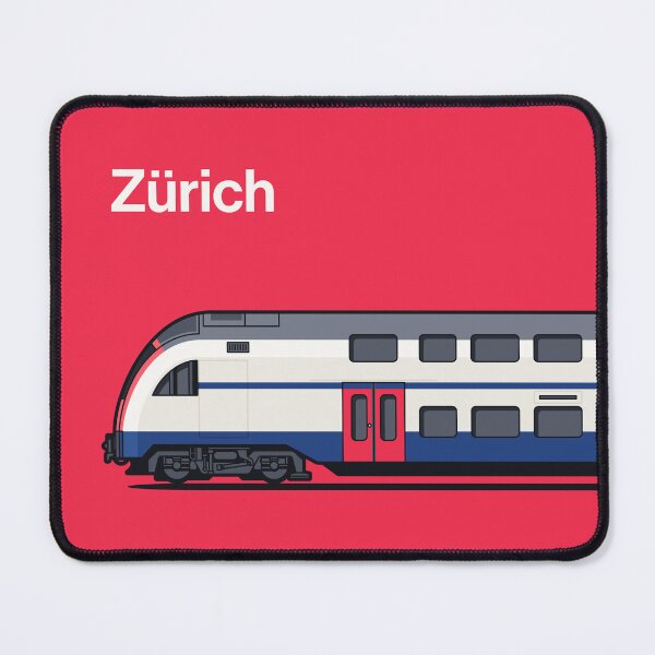 Item preview, Zurich RABe 514 Red World Train Side Switzerland designed and sold by VoodooCircus.