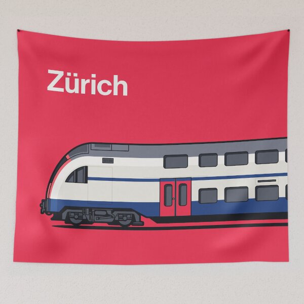 Item preview, Zurich RABe 514 Red World Train Side Switzerland designed and sold by VoodooCircus.