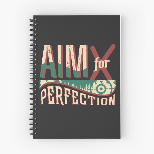 Item preview, Aim for Perfection Hunting T-Shirt Design – Rustic Outdoor Target Graphic designed and sold by Gawii.