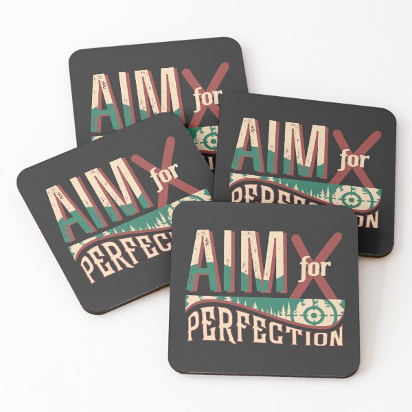 Item preview, Aim for Perfection Hunting T-Shirt Design – Rustic Outdoor Target Graphic designed and sold by Gawii.
