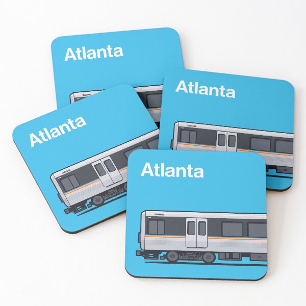 Item preview, Atlanta CQ311 Series Cyan World Train Side USA designed and sold by VoodooCircus.