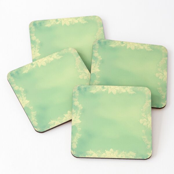Item preview, Vintage Paper- Light Green Floral designed and sold by Mystic Garden Design.