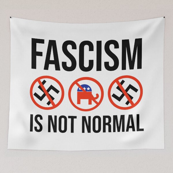 Item preview, Fascism is not normal  designed and sold by Rachel the Artist .