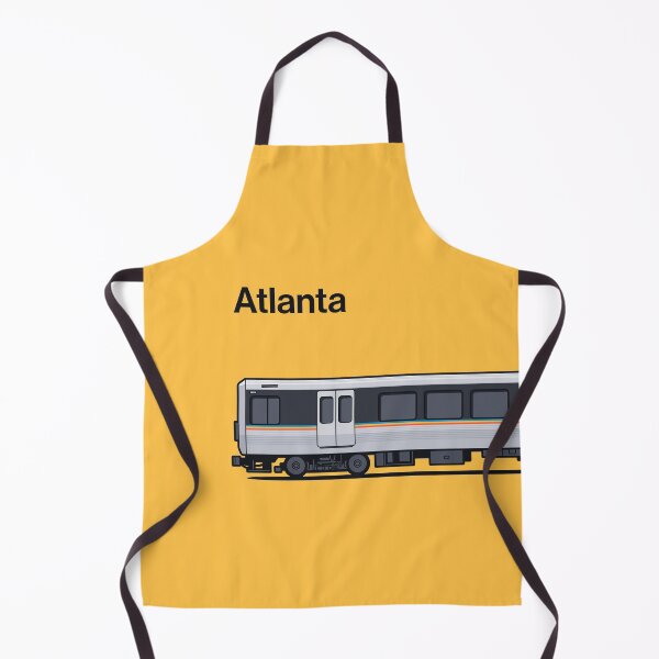 Item preview, Atlanta CQ311 Series Yellow World Train Side USA designed and sold by VoodooCircus.