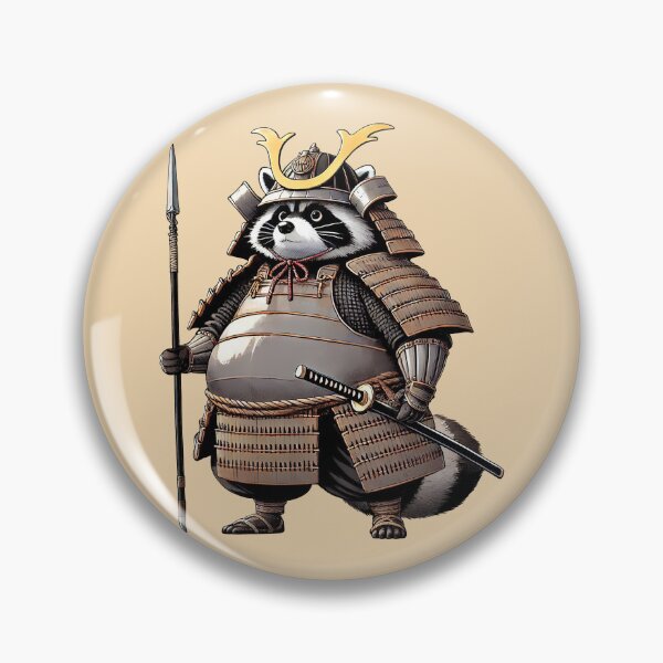 Item preview, Raccoon Samurai designed and sold by Takeda-art.