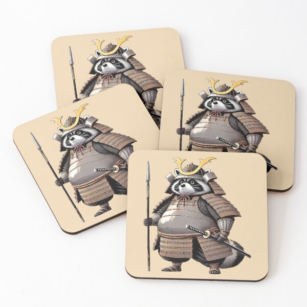 Item preview, Raccoon Samurai designed and sold by Takeda-art.