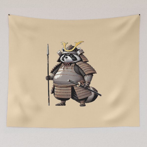 Item preview, Raccoon Samurai designed and sold by Takeda-art.