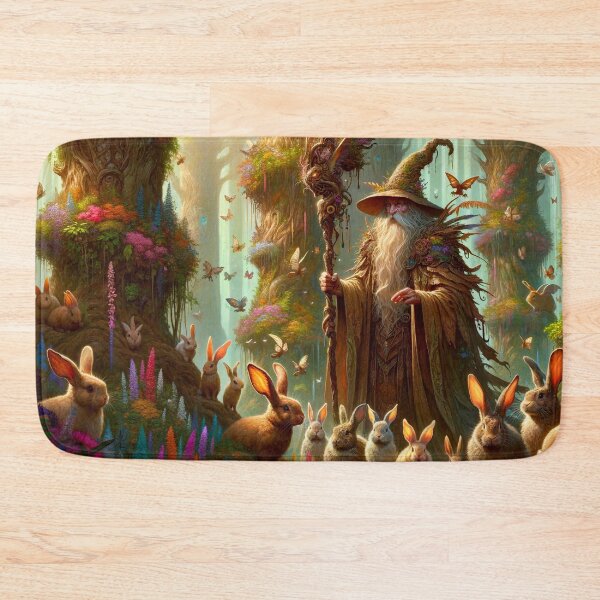 Item preview, Wizard in the Land of Rabbits designed and sold by M-Y-A-R-T-.