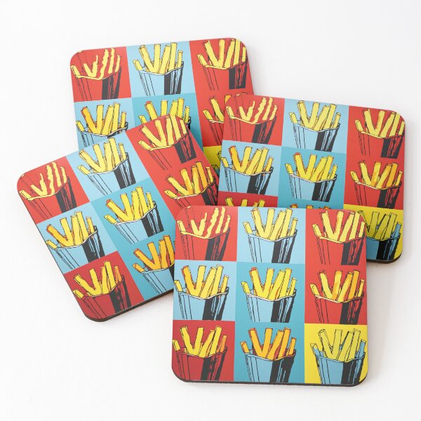 Item preview, Patatas Fritas Multicolor Arte Pop Estilo Andy Warhol designed and sold by VivaVibeStyle.