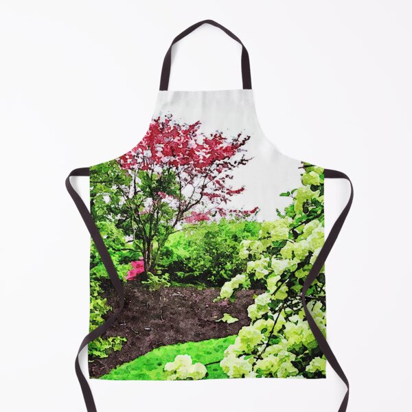 Item preview, Vibrant spring garden with blooming flowers and lush greenery designed and sold by GestaltImagery.