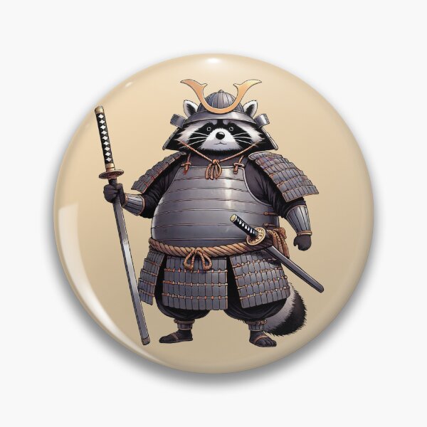 Item preview, Raccoon Samurai designed and sold by Takeda-art.