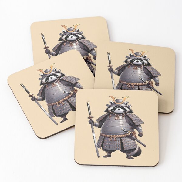 Item preview, Raccoon Samurai designed and sold by Takeda-art.