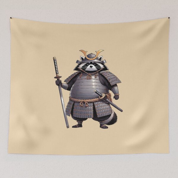 Item preview, Raccoon Samurai designed and sold by Takeda-art.