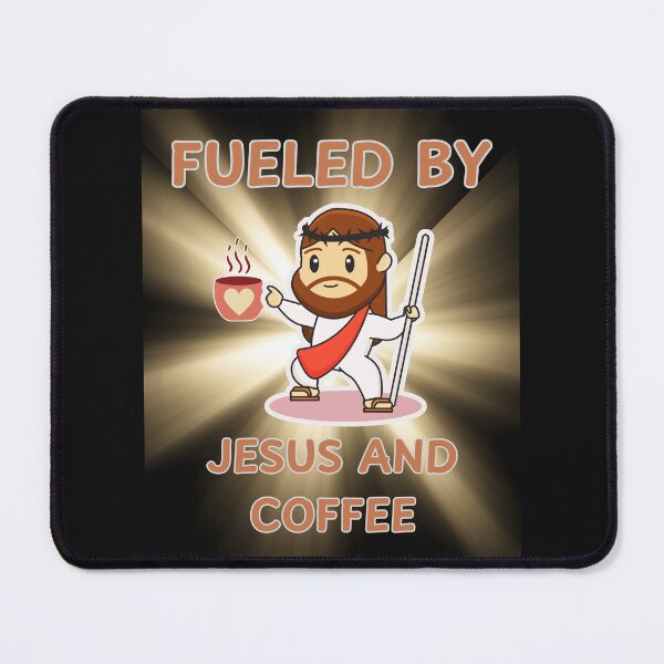 Item preview, Fueled By Jesus And Coffee Happy Easter designed and sold by Maggie Mustard.