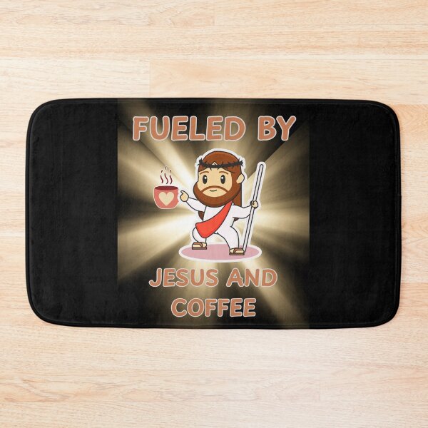 Item preview, Fueled By Jesus And Coffee Happy Easter designed and sold by Maggie Mustard.