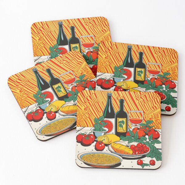 Item preview, Italian Food Pop Art designed and sold by VivaVibeStyle.