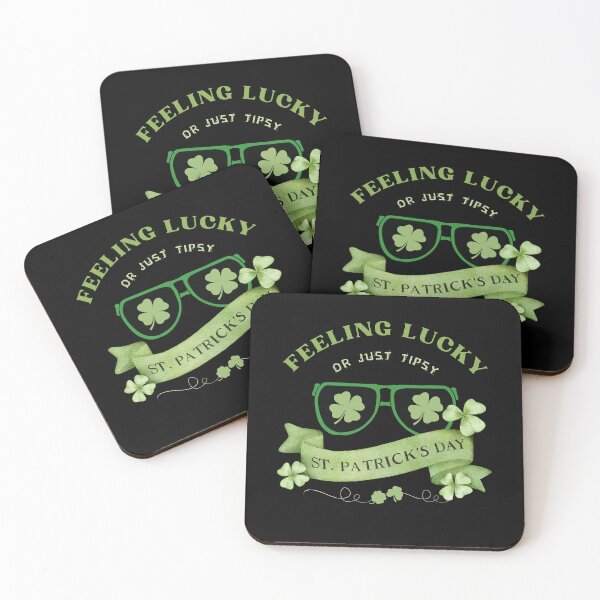 Item preview, Feeling Lucky or Just Tipsy – St. Patrick’s Day Funny Design designed and sold by DARK_NOVA.