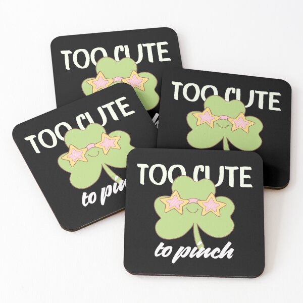 Item preview, Too Cute to Pinch – St. Patrick’s Day Kawaii Shamrock designed and sold by DARK_NOVA.