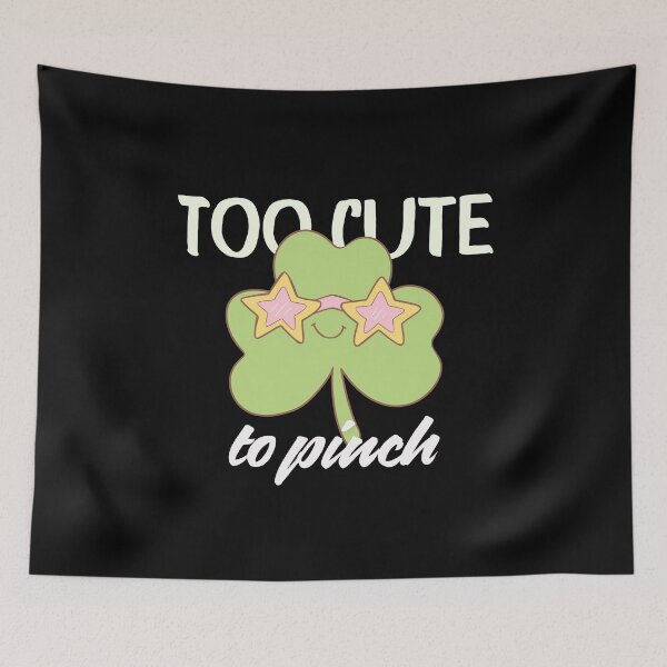 Item preview, Too Cute to Pinch – St. Patrick’s Day Kawaii Shamrock designed and sold by DARK_NOVA.
