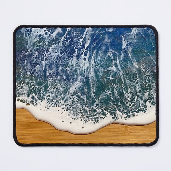Item preview, Resin Waves on Bamboo designed and sold by Melanie Williams.