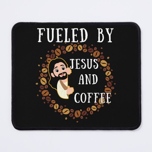 Item preview, Fueled By Jesus And Coffee Happy Easter designed and sold by Maggie Mustard.