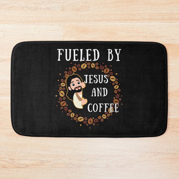 Item preview, Fueled By Jesus And Coffee Happy Easter designed and sold by Maggie Mustard.