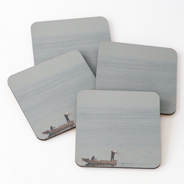 Item preview, Fishing in the morning/slow living/Minimalistic designed and sold by VeenaNair23.