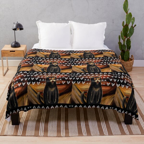 Item preview, Funny meme black cat on the fire designed and sold by Makitsu Neko.