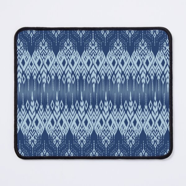 Item preview, Indigo Thai Ikat Pattern | Traditional Asian Textile Design designed and sold by Mondee Shop.