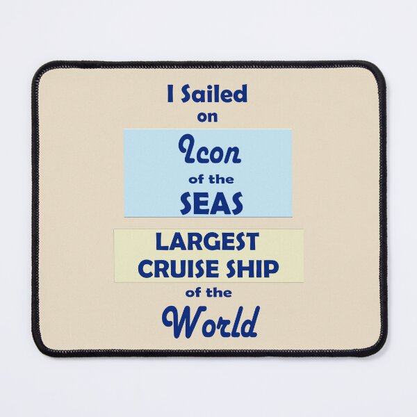 Item preview, I Sailed on Icon of the Seas designed and sold by Ms. Jane's Store.
