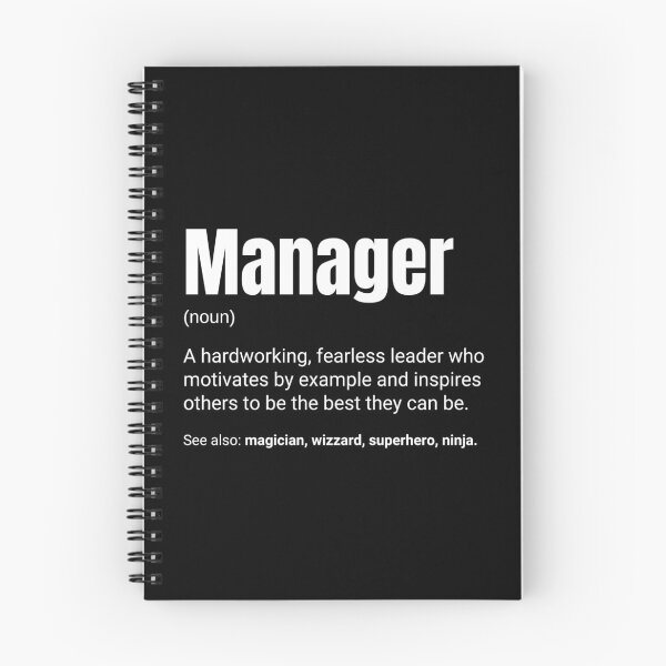 Item preview, Manager And Boss Work Definition designed and sold by CuteLovelyDesigns.