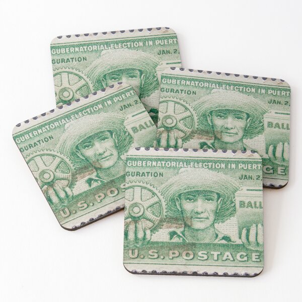 Item preview, Three cent US Postage Stamp commemorating the first gubernatorial election in Puerto Rico 1949 designed and sold by Photopat.